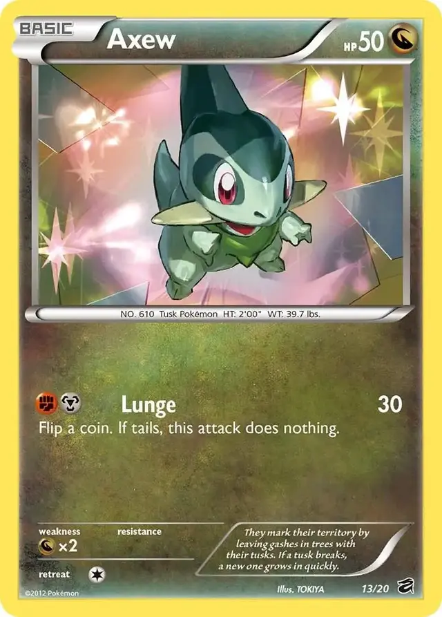 Axew - Pokemon Dragon Vault #13