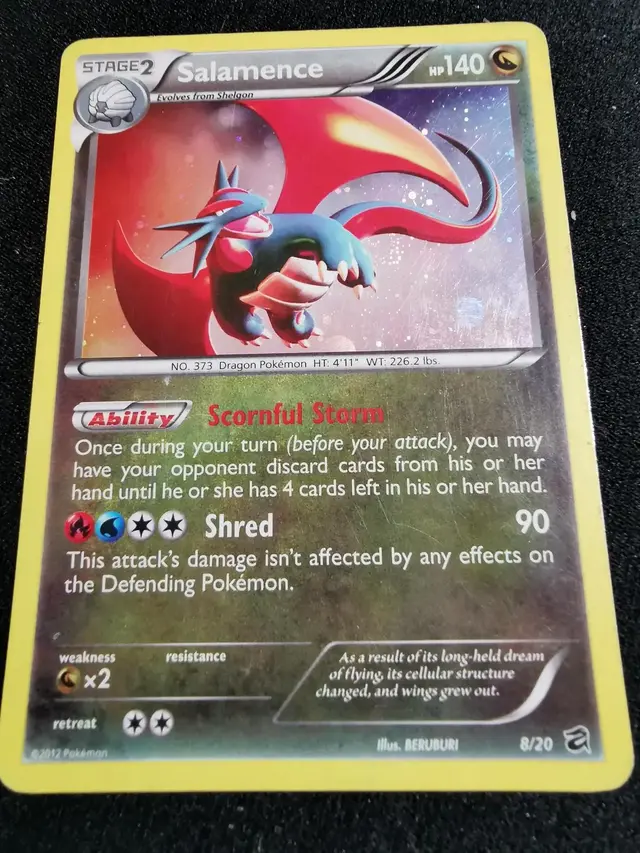 Salamence [Cosmic Holo] - Pokemon Dragon Vault #8