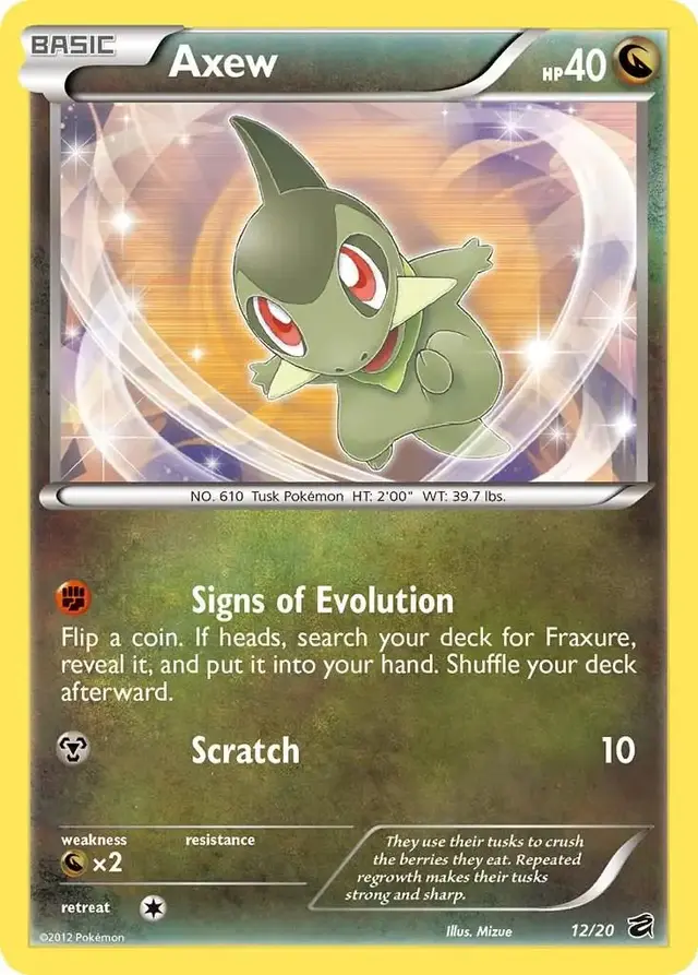 Axew - Pokemon Dragon Vault #12