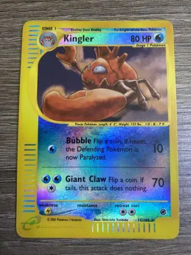Kingler [Reverse Holo] - Pokemon Expedition #15