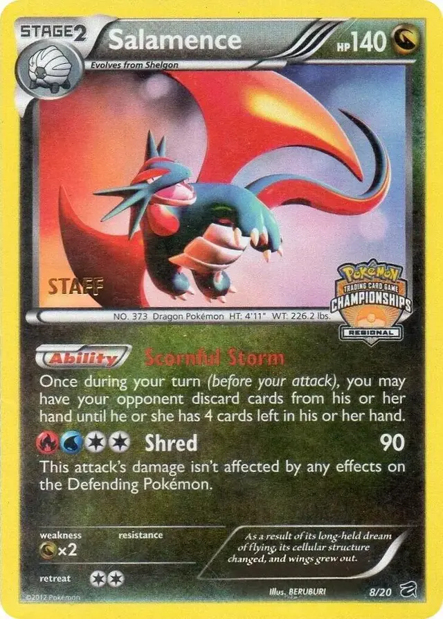 Salamence [Regional Championship Staff] - Pokemon Dragon Vault #8