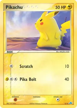 Pikachu #6 - Pokemon EX Latias & Latios