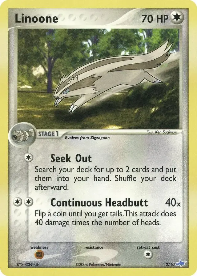 Linoone - Pokemon EX Latias & Latios #3