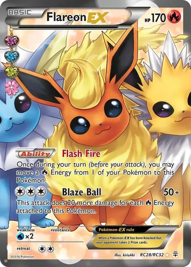 Flareon EX - Pokemon Generations #RC28