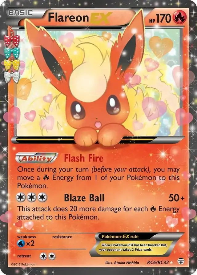 Flareon EX - Pokemon Generations #RC6