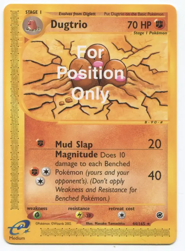 Dugtrio [For Position Only] - Pokemon Expedition #44
