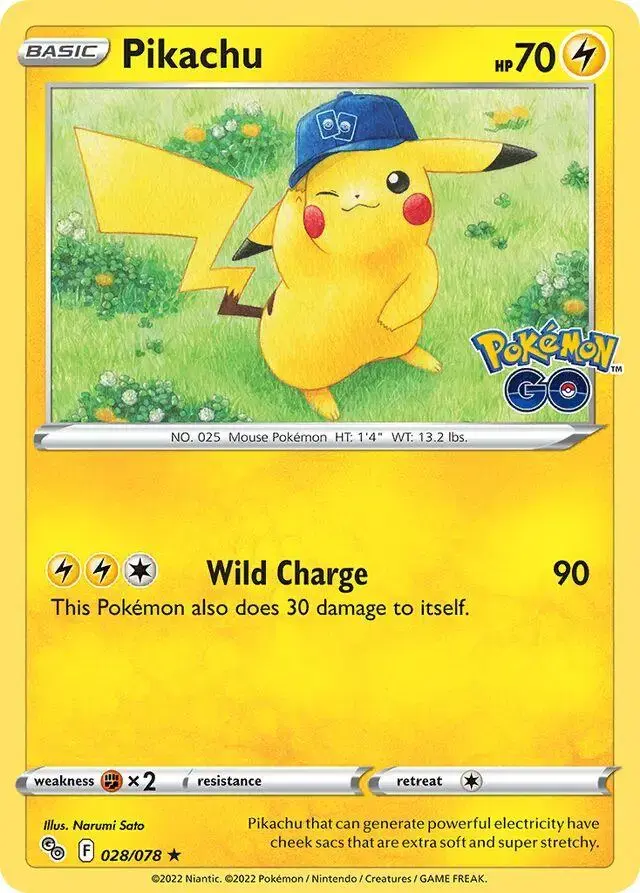 Pikachu [Holo] - Pokemon Go #28