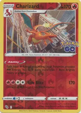 Charizard [Reverse Holo] - Pokemon Go #10