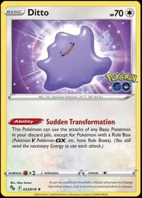 Ditto [Holo] - Pokemon Go #53