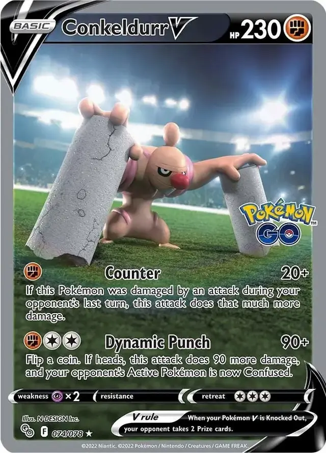 Conkeldurr V - Pokemon Go #74