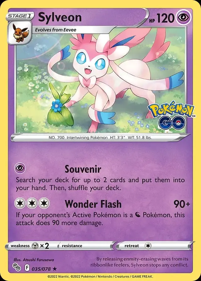 Sylveon [Holo] - Pokemon Go #35