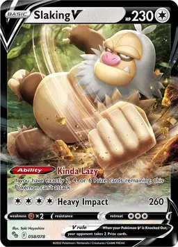 Slaking V 58 - Pokemon Go