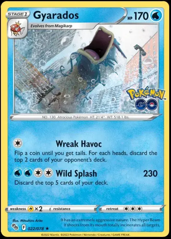 Gyarados [Holo] - Pokemon Go #22