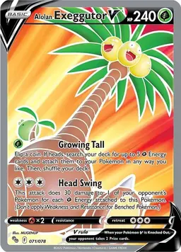 Alolan Exeggutor V 71 - Pokemon Go