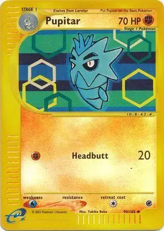 Pupitar [Reverse Holo] - Pokemon Expedition #90