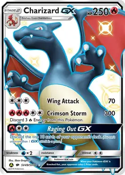 Charizard GX #SV49 - Pokemon Hidden Fates