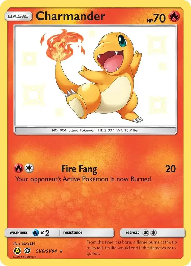 Charmander - Pokemon Hidden Fates #SV6