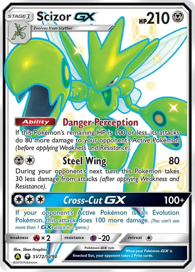 Scizor GX - Pokemon Hidden Fates #SV72