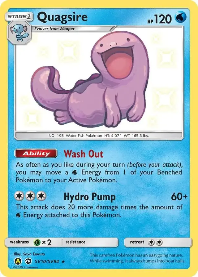 Quagsire - Pokemon Hidden Fates #SV10