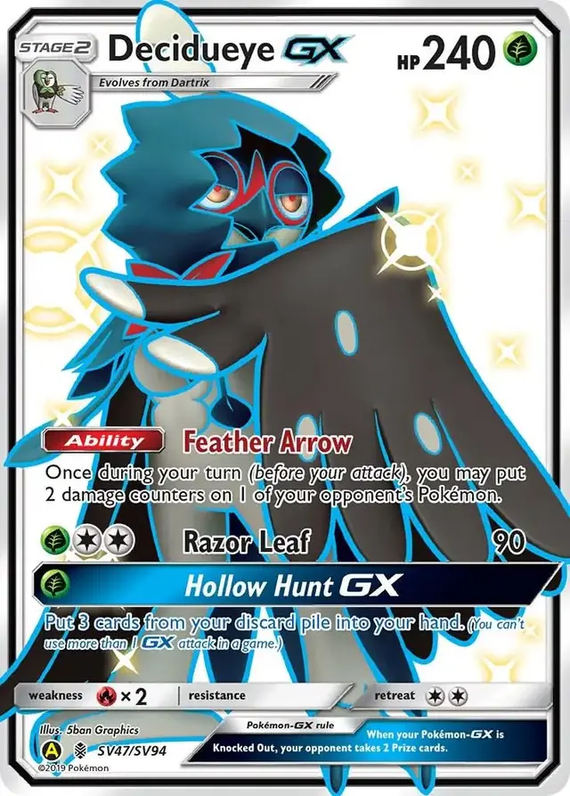 Decidueye GX - Pokemon Hidden Fates #SV47