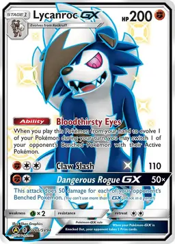 Lycanroc GX - Pokemon Hidden Fates
