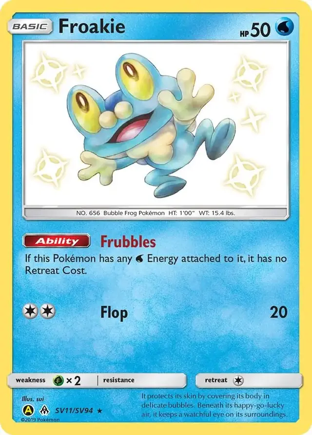 Froakie - Pokemon Hidden Fates #SV11