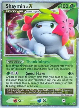 Shaymin LV. X 126 - Pokemon Platinum