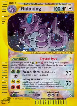 Nidoking 150 - Pokemon Aquapolis