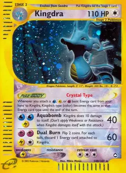 Kingdra #148 - Pokemon Aquapolis