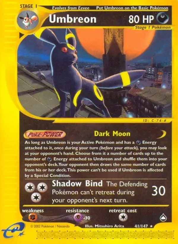 Umbreon - Pokemon Aquapolis #41