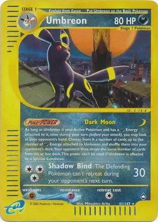 Umbreon [Reverse Holo] - Pokemon Aquapolis #41