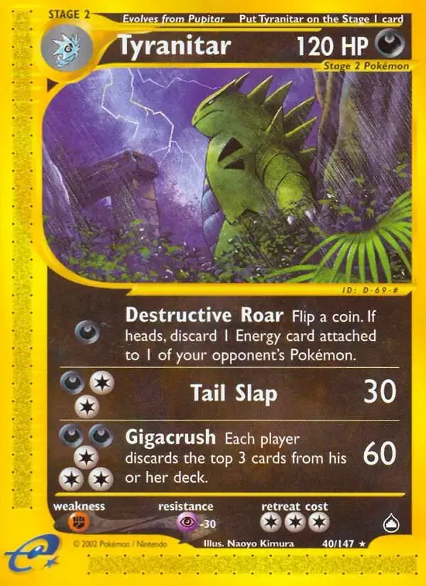 Tyranitar - Pokemon Aquapolis #40
