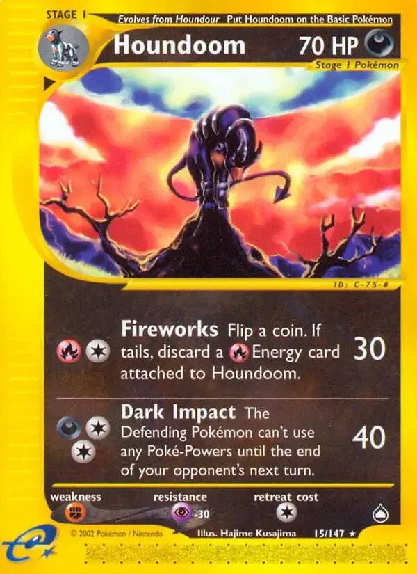 Houndoom - Pokemon Aquapolis #15