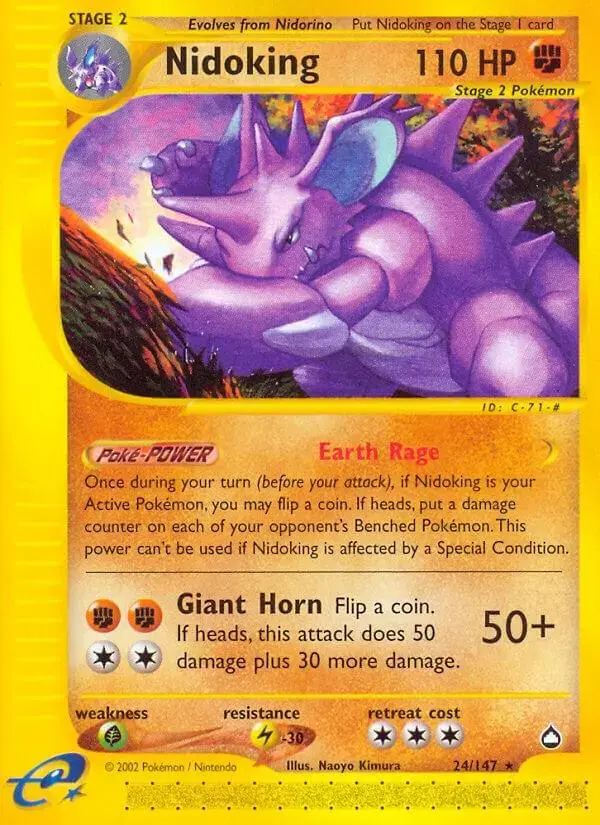 Nidoking - Pokemon Aquapolis #24
