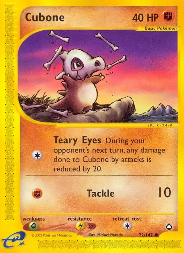 Cubone - Pokemon Aquapolis #72