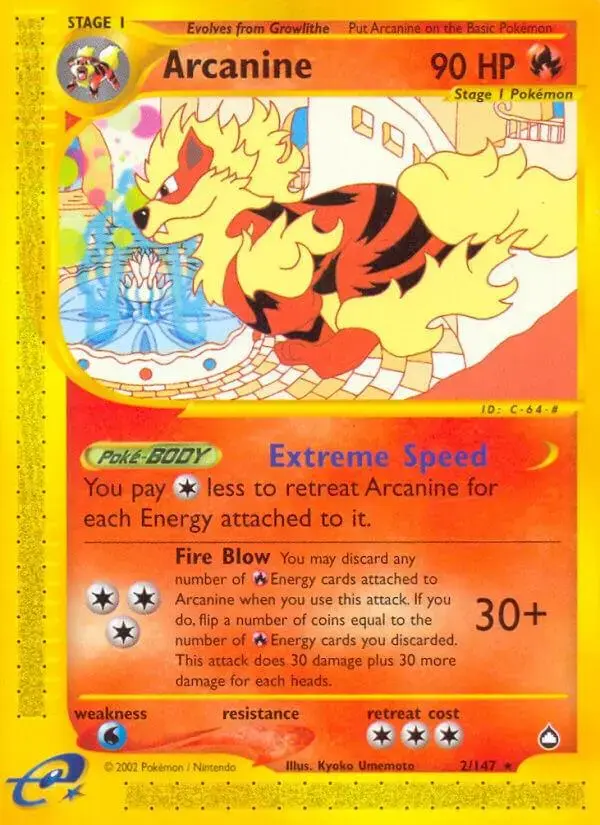 Arcanine - Pokemon Aquapolis #2