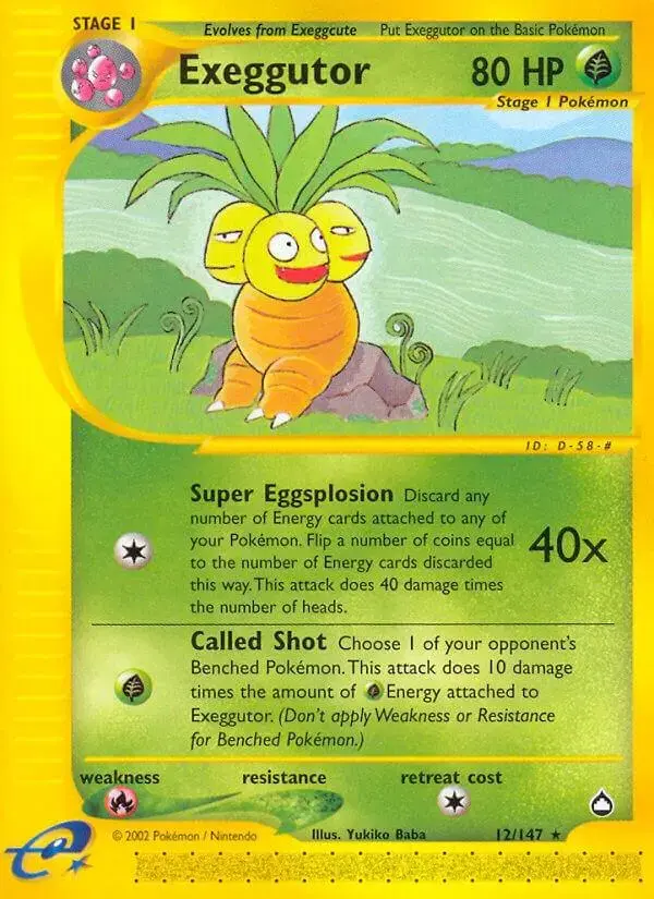 Exeggutor - Pokemon Aquapolis #12