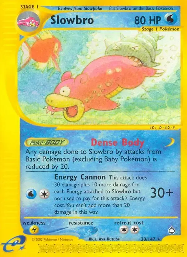 Slowbro - Pokemon Aquapolis #33