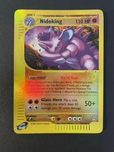 Nidoking [Reverse Holo] - Pokemon Aquapolis #24
