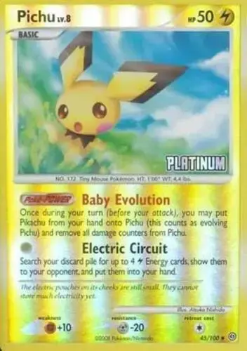Pichu [Platinum] - Pokemon Stormfront #45