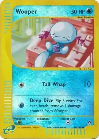 Wooper [Reverse Holo] - Pokemon Aquapolis #66