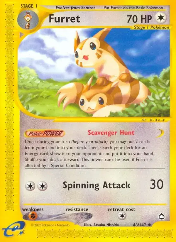 Furret - Pokemon Aquapolis #48