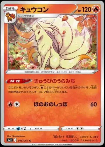 Ninetales - Pokemon Japanese Blue Sky Stream #11