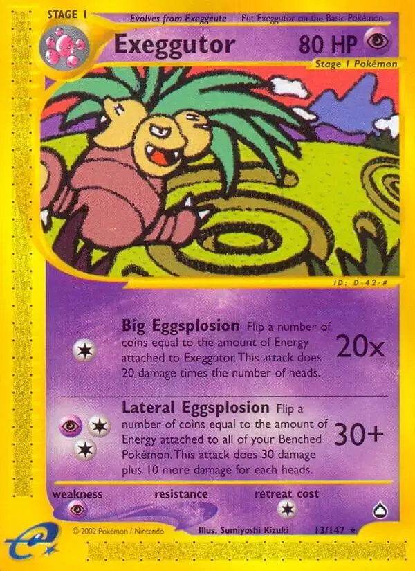 Exeggutor - Pokemon Aquapolis #13