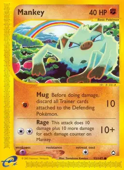 Mankey - Pokemon Aquapolis