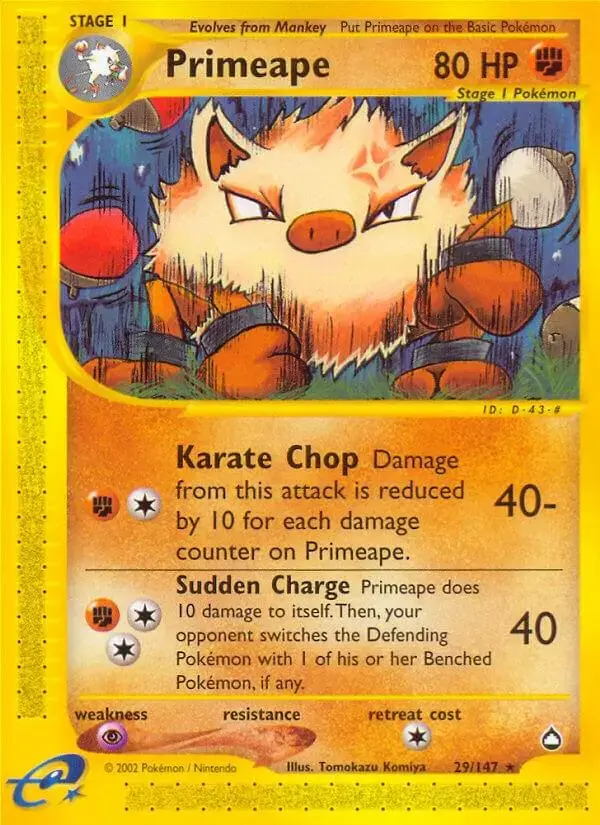 Primeape - Pokemon Aquapolis #29