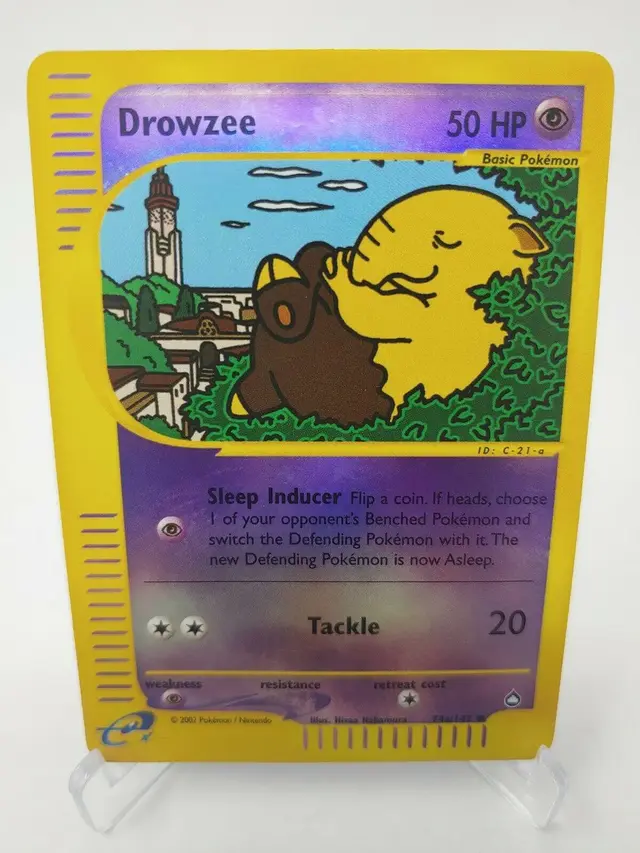Drowzee [Reverse Holo] - Pokemon Aquapolis #74