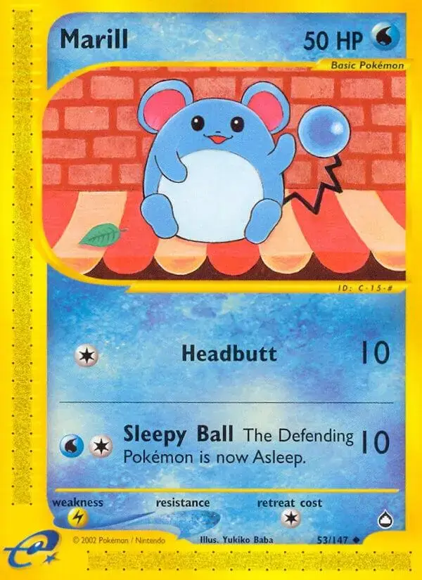 Marill - Pokemon Aquapolis #53