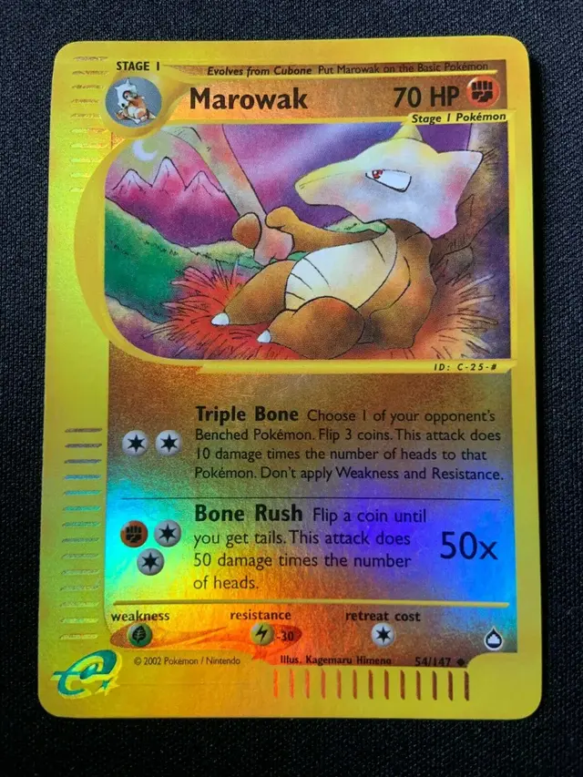 Marowak [Reverse Holo] - Pokemon Aquapolis #54