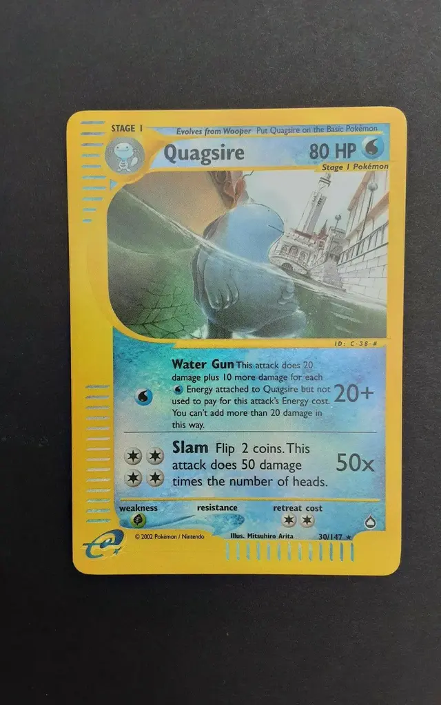 Quagsire [Reverse Holo] - Pokemon Aquapolis #30